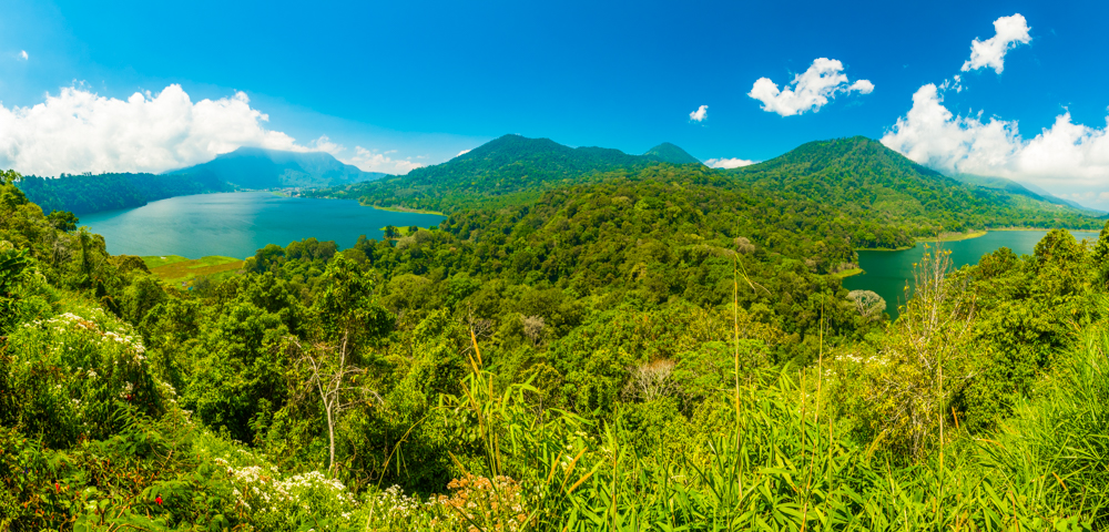 Twin Lake Viewpoint Panorama