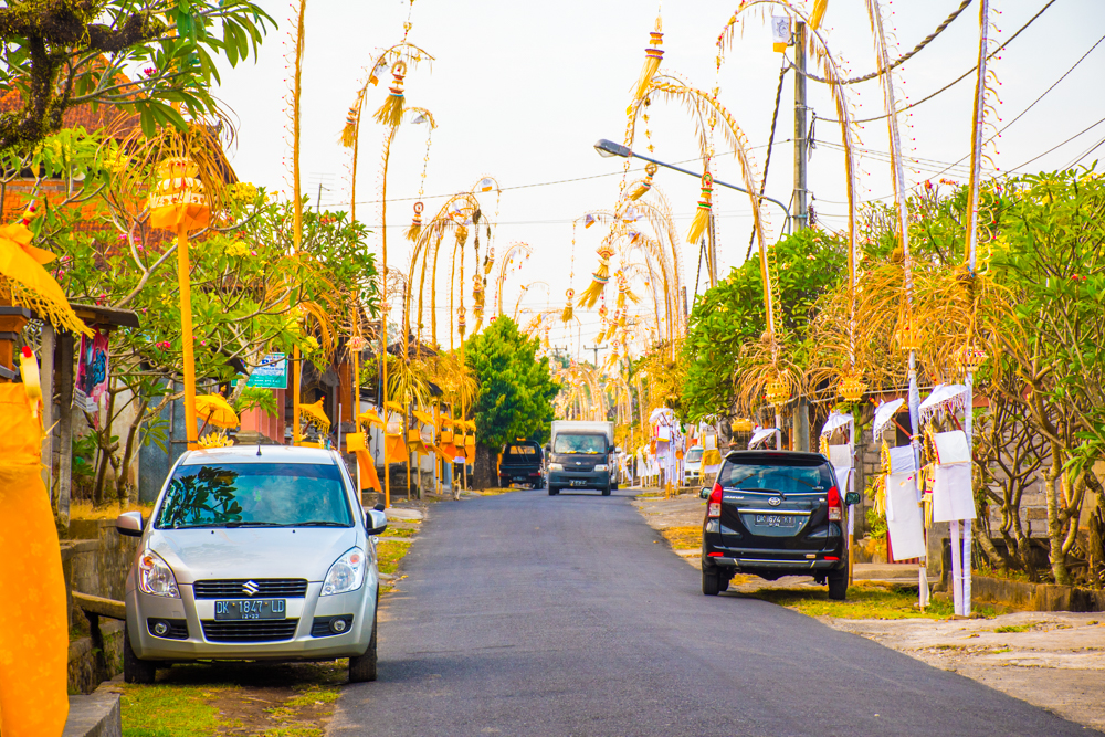 Bali, Ubud, Západ slunce