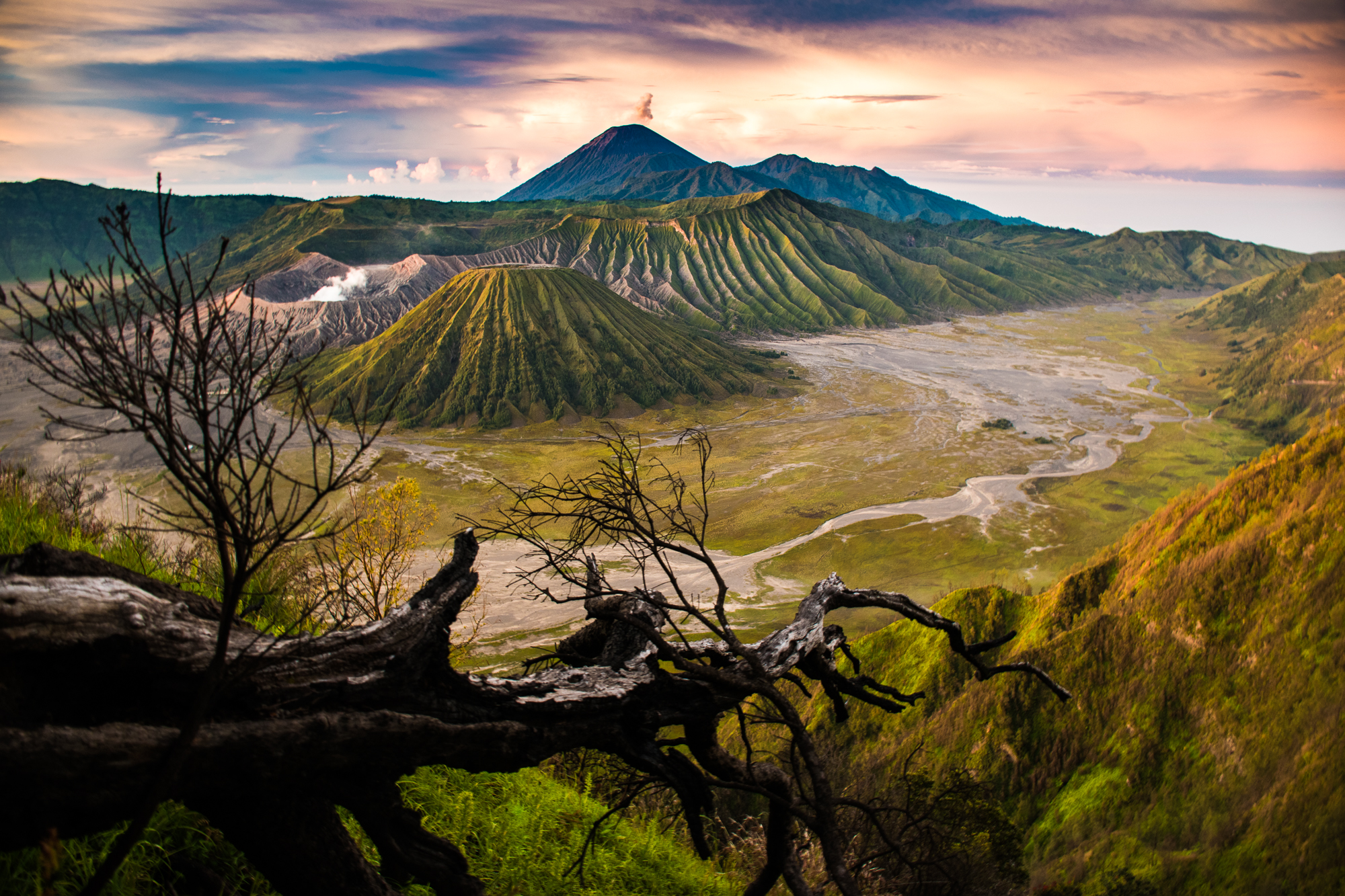 Sopka Bromo, Java, Indonésie