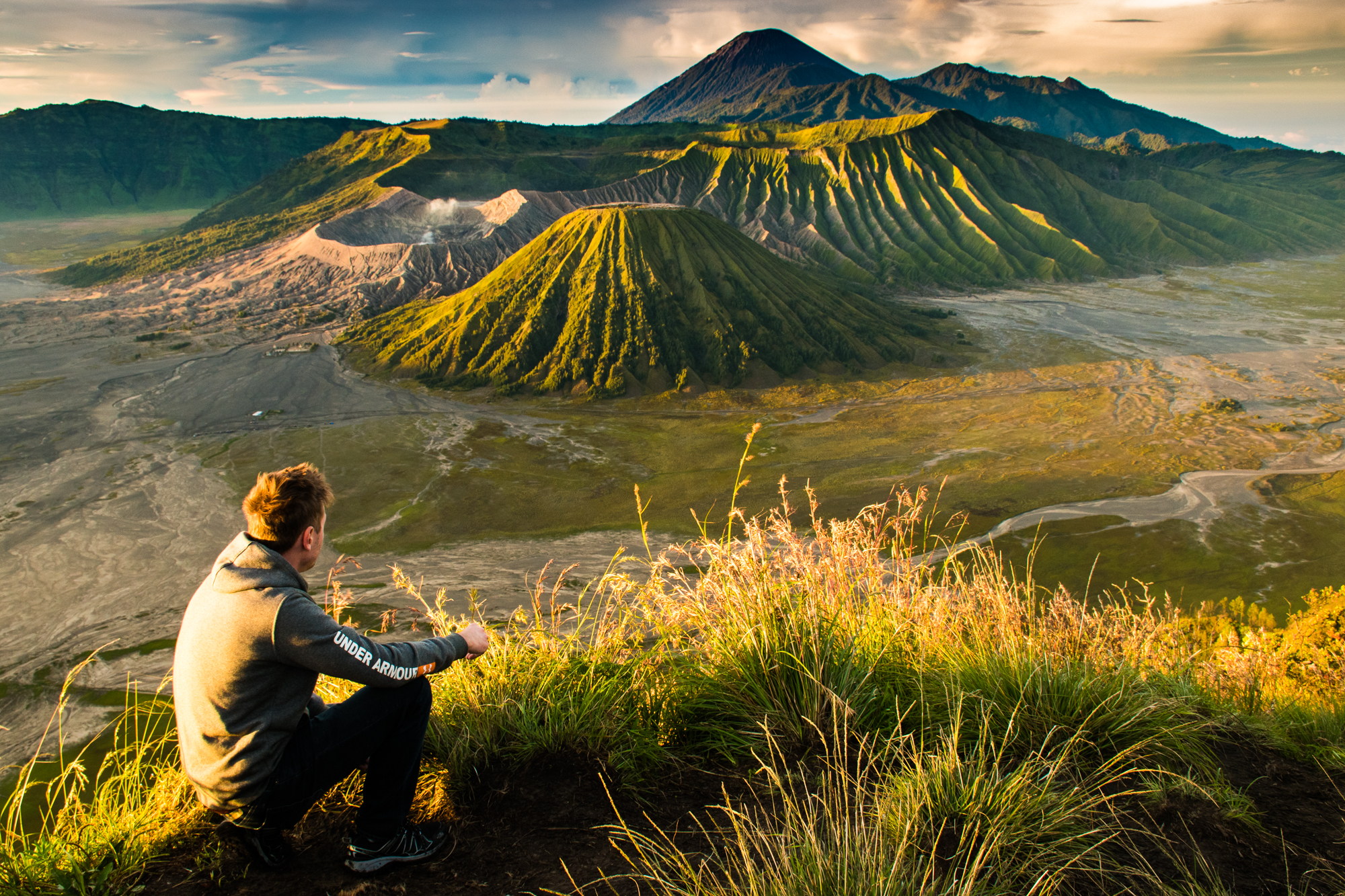 Sopka Bromo na Jávě
