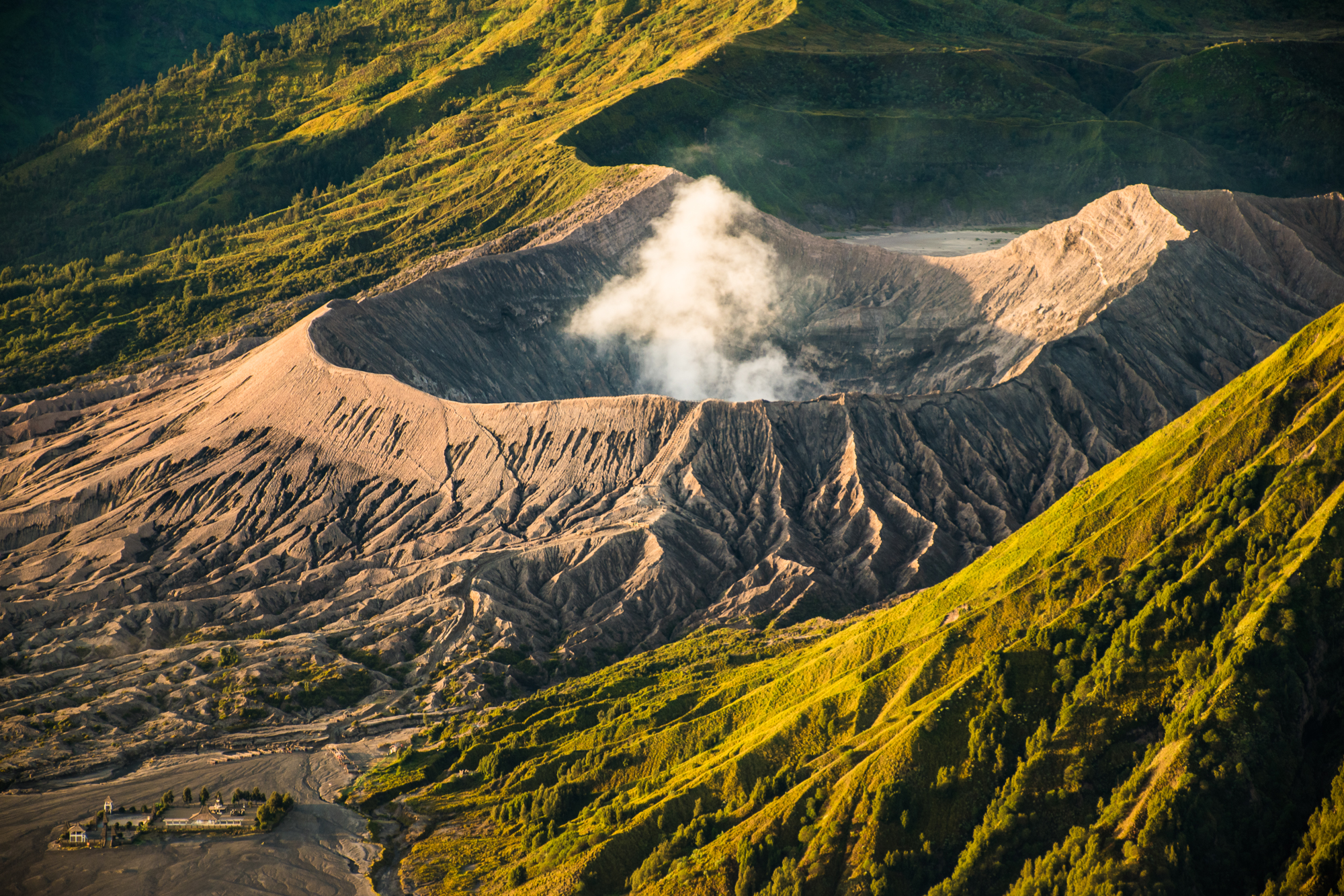 Bromo sopka, vyhlídka
