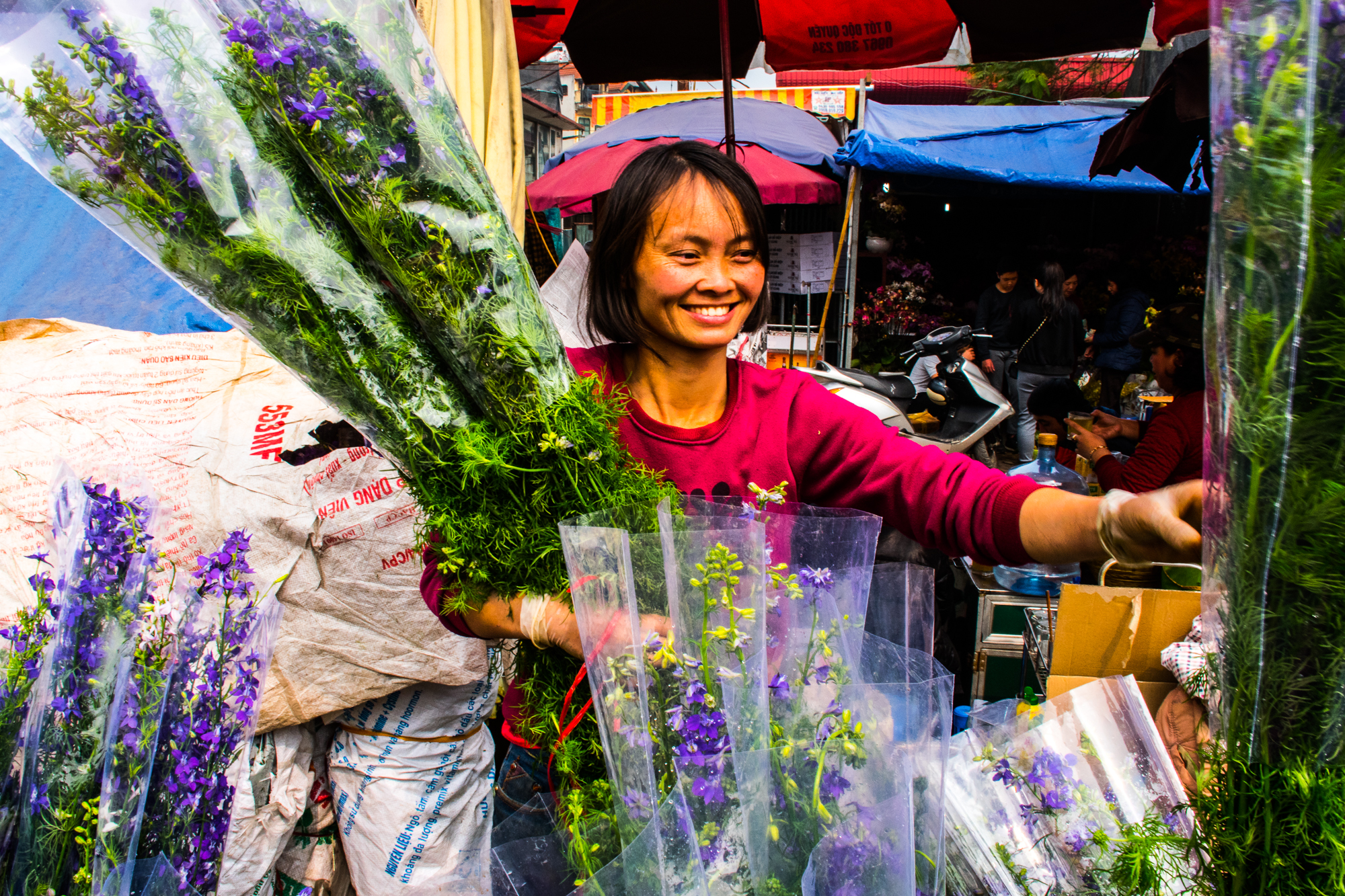 Quang An Flower Market