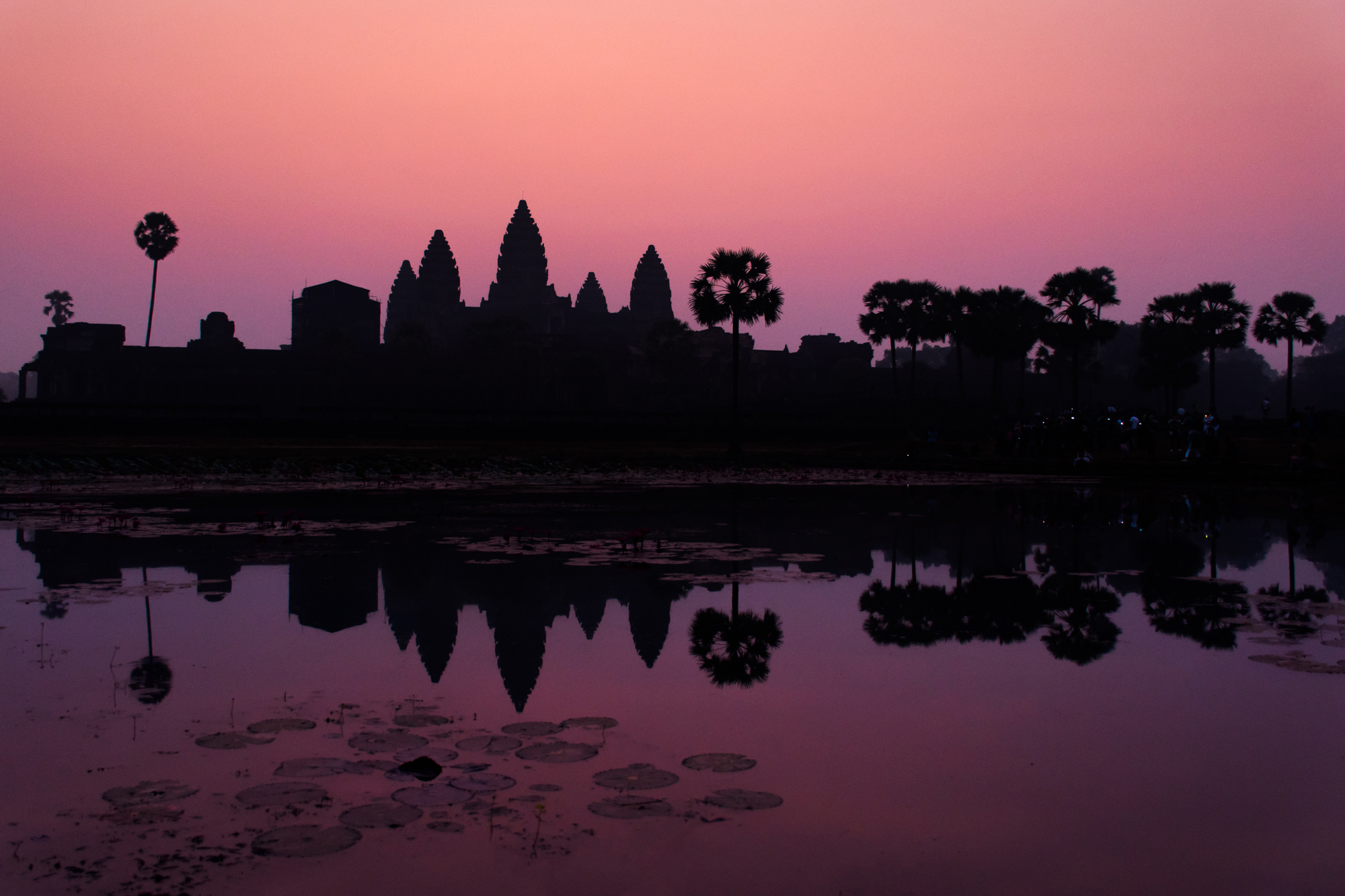 V&yacute;chod slunce v Angkor Wat