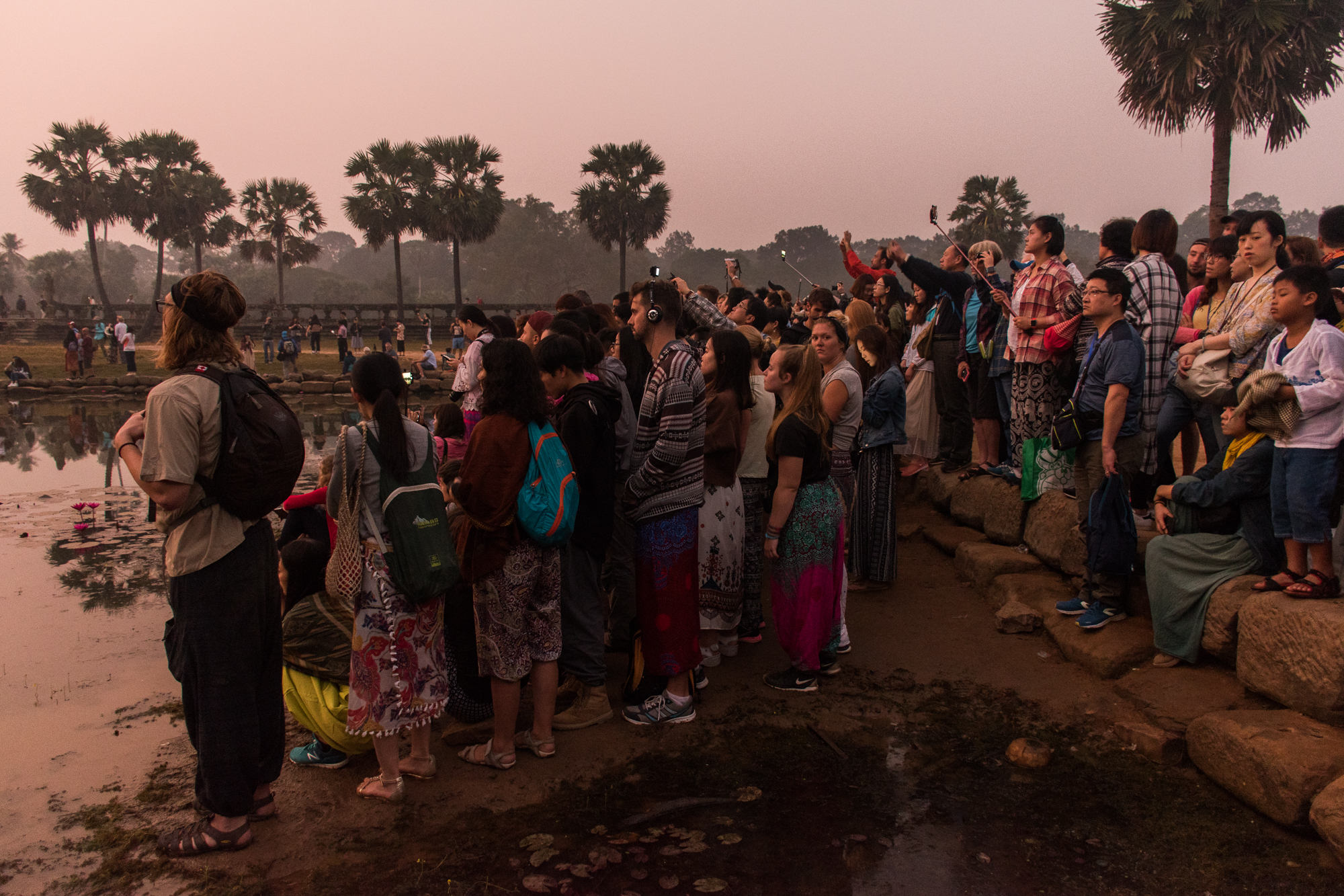V&yacute;chod slunce v Angkor Wat
